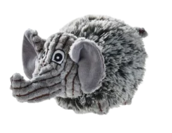 Dog Toy Pori Elephant Polyester Grey 21 cm