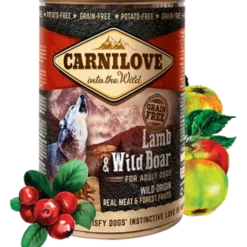 Dog Wild Meat Lamb & Wild Boar 400 g x 6 stk.