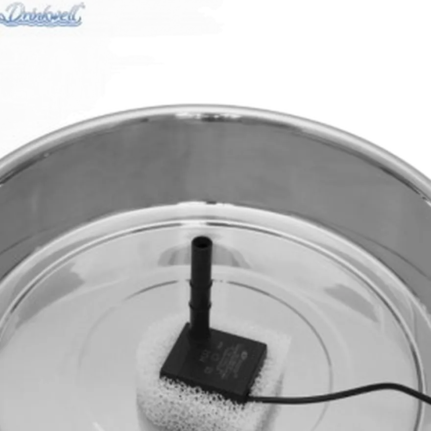 Drinkwell Erstatningsskumfilter i keramikk og rustfritt stål, hvit 2-pk.