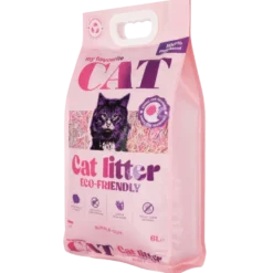 Eco-Friendly Cat Litter 6L - Bubble-gum