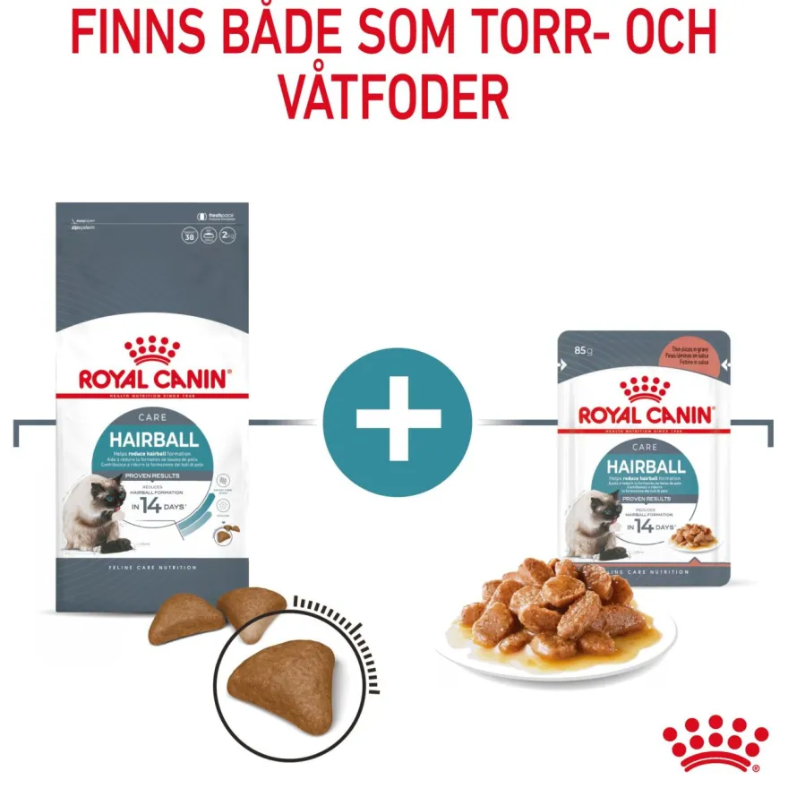 Feline Hairball Care tørrfôr til katter, 4 kg