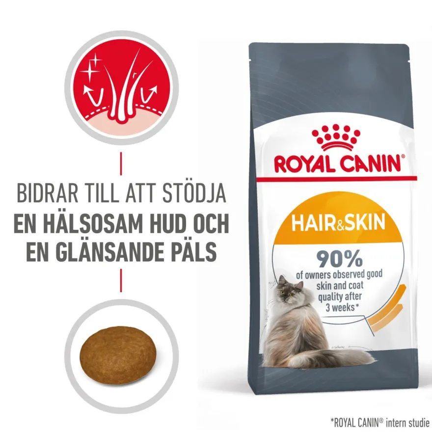 Feline Hair & Skin Care tørrfôr til katter 4 kg