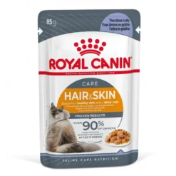 Feline Wet Hair & Skin Care Jelly 85 g x 12 stk - porsjonsposer