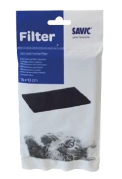 Filter Cat Toilet Home Svart 15x10cm