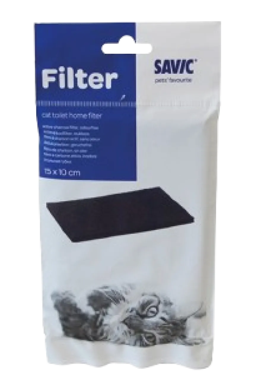 Filter Cat Toilet Home Svart 15x10cm