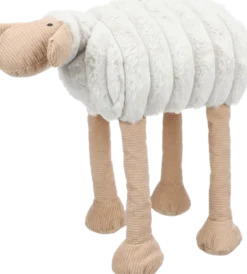 Flamingo Hundleksak Ribola Sheep lying Beige