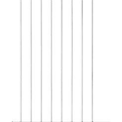 Forlengelsespakke for Maxi Gate Extra Tall Hvit 61 x 97 cm