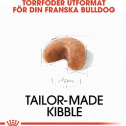 Fransk bulldogge valp tørrfôr for valp 3 kg