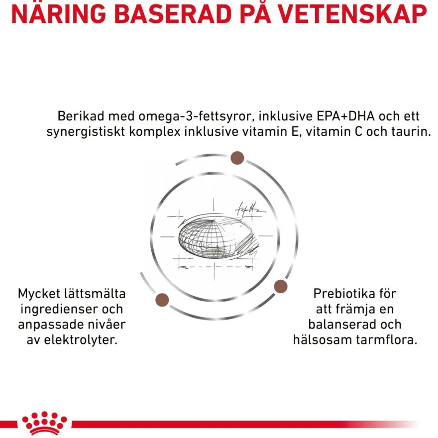 Gastrointestinal tørrfôr med lavt fettinnhold 12 kg