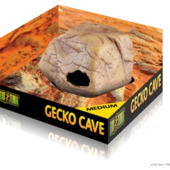 Gecko Cave - Terrestial Gecko skinn brun 16 x 13 x 10,5 cm