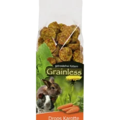Grainless Drops gulrøtter 140 g