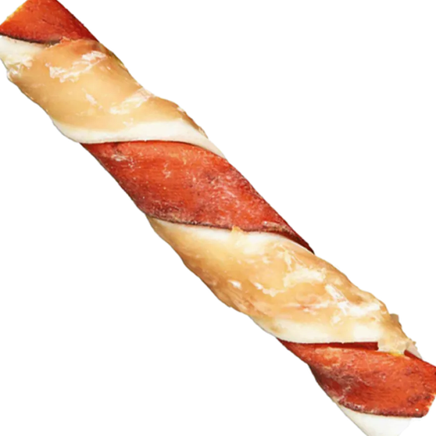 Grilltyggeruller med kylling, 10-pakning, 12 cm