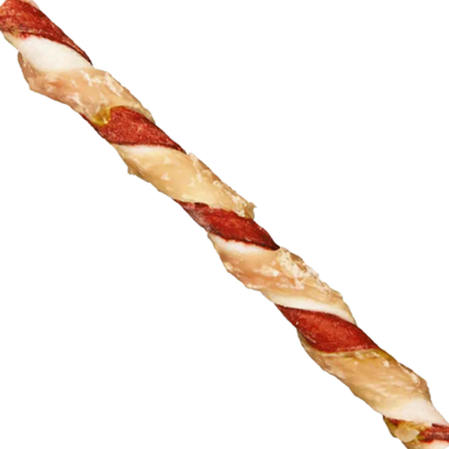 Grilltyggeruller med kylling, 10-pakning, 12 cm