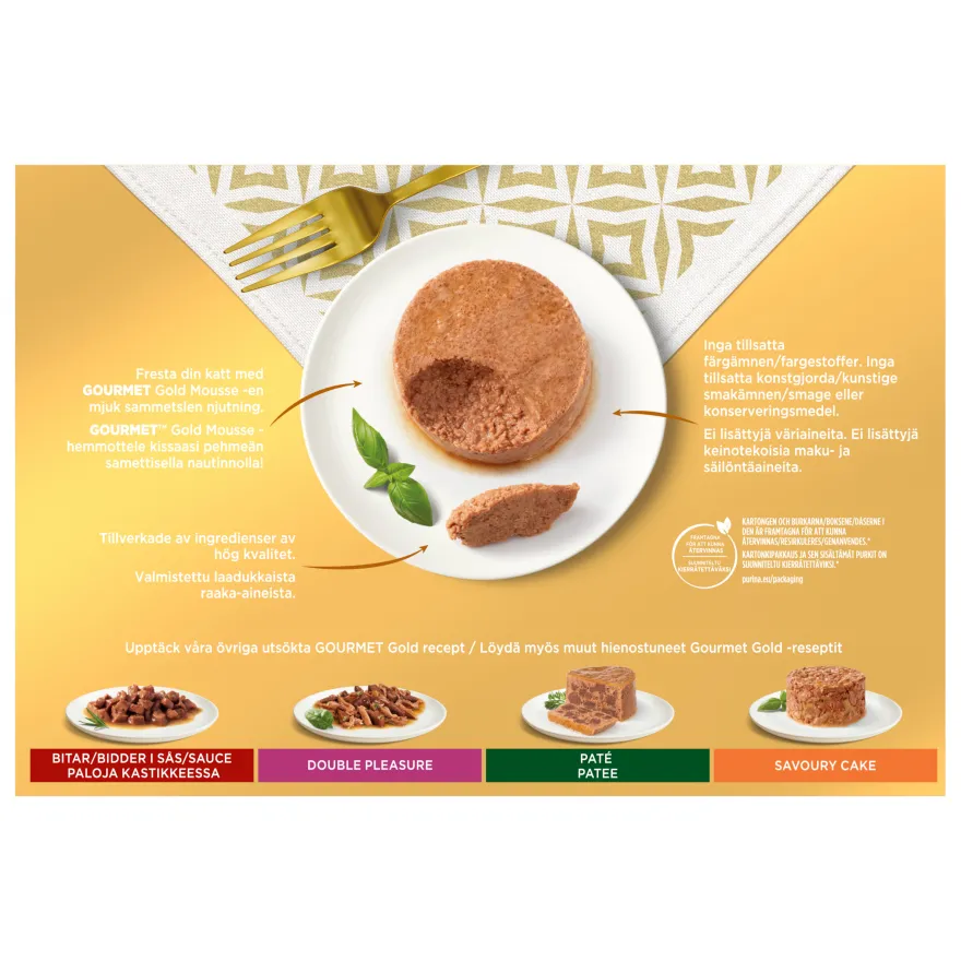 Gullmousse Selection - Menu Box 85 g x 12 stk - Full boks