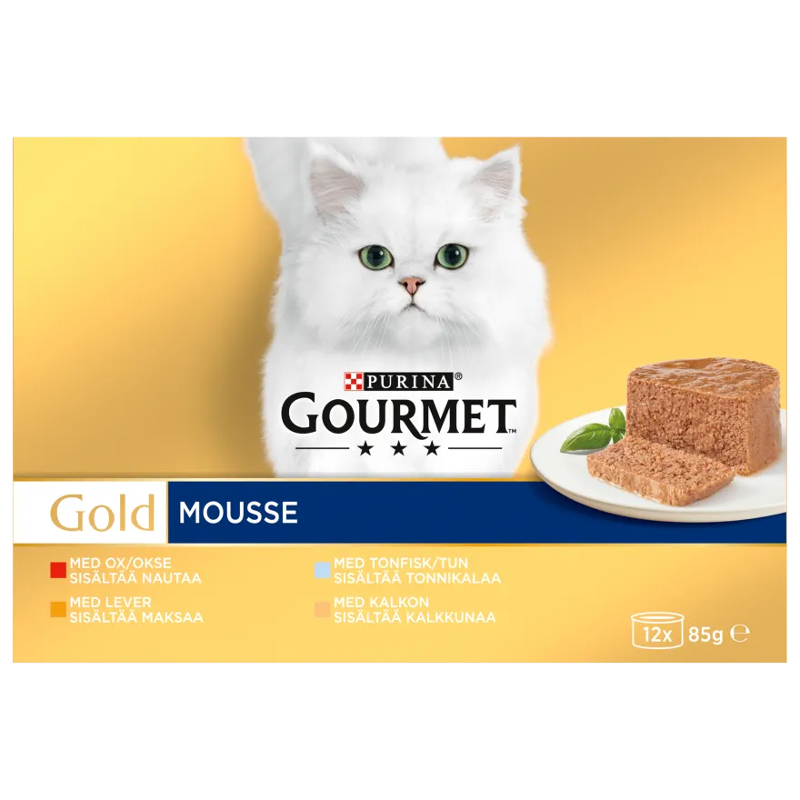 Gullmousse Selection - Menu Box 85 g x 12 stk - Full boks