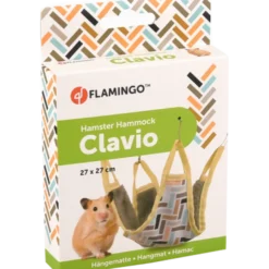 Hamster hengekøye med Clavio-mønster 27x27cm