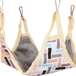 Hamster hengekøye med Clavio-mønster 27x27cm