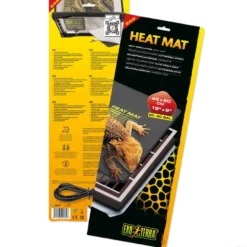 Heat Wave Desert - Terrarium Substratvarmer Svart 25 W, 28 x 43 cm