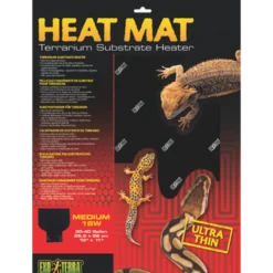 Heat Wave Desert - Terrarium Substratvarmer Svart 25 W, 28 x 43 cm