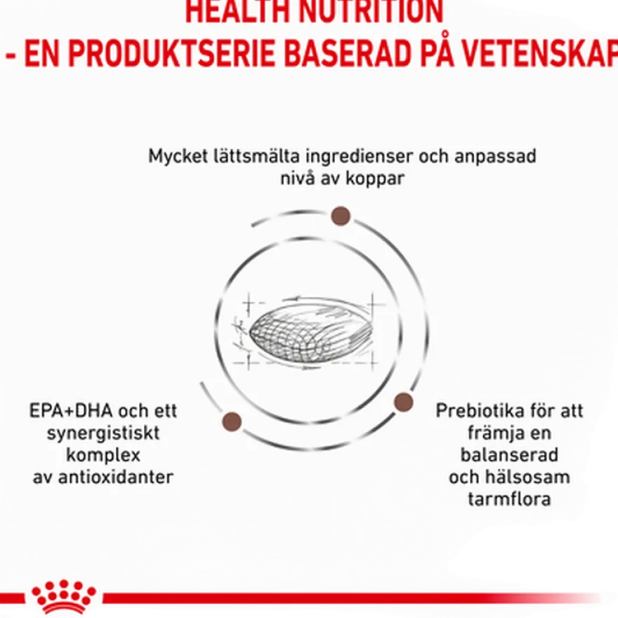 Hepatic Tørrfôr for hunder 1,5 kg