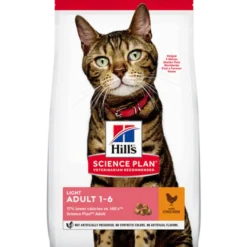 Hills Science Plan Feline Adult Light Chicken - Dry Cat Food 10 kg