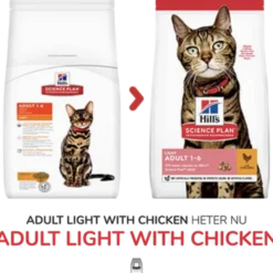 Hills Science Plan Feline Adult Light Chicken - Dry Cat Food 10 kg