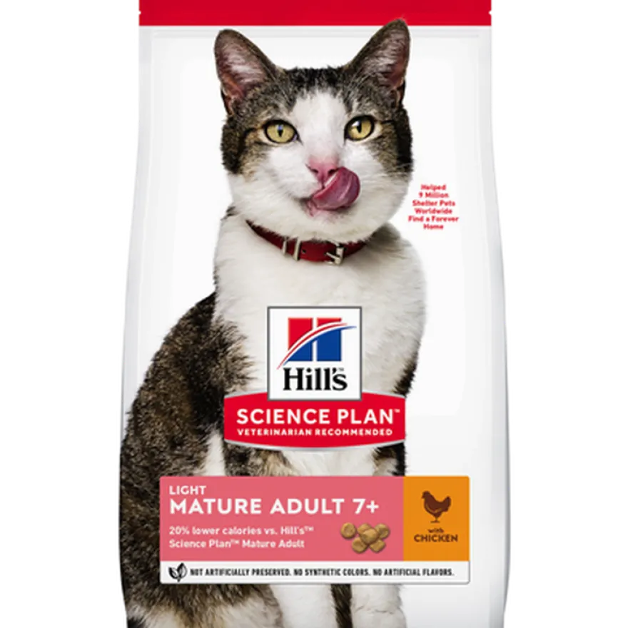 Hills SP Feline Mature 7+ Light Chicken 1,5kg