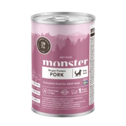 Hund Adult Single Protein Svinekjøtt boks 400 g