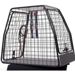 Hundebur med lasteterskel i svart Small - 10010 - 67x42,3x50 cm