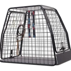 Hundebur med lasteterskel i svart Small - 10010 - 67x42,3x50 cm