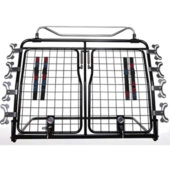 Hundegrind Modell 1 Dobbel Svart - 10006 - 90x68 cm