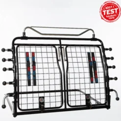 Hundegrind Modell 1 Dobbel Svart - 10006 - 90x68 cm