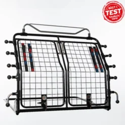 Hundegrind Modell 2 Dobbel Svart - 10007 - 90x75 cm