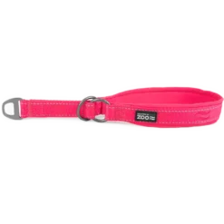 Hundehalsbånd Rufus halvjern 25 mm x 40-50 cm Pink