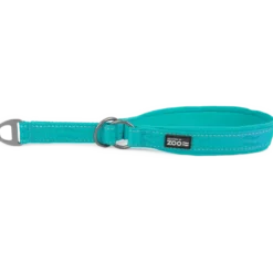 Hundehalsbånd Rufus halv jern 25 mm x 45-55 cm Turkis