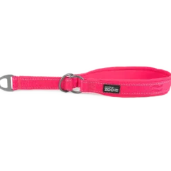 Hundehalsbånd Rufus halvjern 25 mm x 45-55 cm Pink