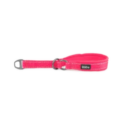 Hundehalsbånd Rufus halvjern 20 mm x 30-40 cm Pink