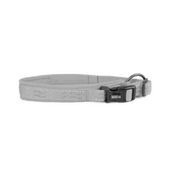 Hundehalsbånd Rufus justerbart 20 mm x 35-45 cm Grått