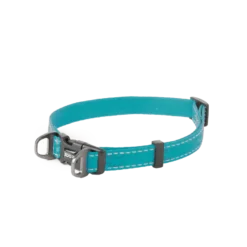 Hundehalsbånd Rufus justerbart, 15mmx35-50cm, Turkis