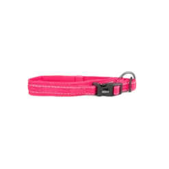 Hundehalsbånd Rufus justerbar 15 mm x 25-35 cm Rosa