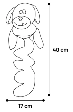 Hundeleke Bungee Screw Dog, 40 cm