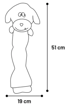 Hundeleke Long Body Dog, 51 cm