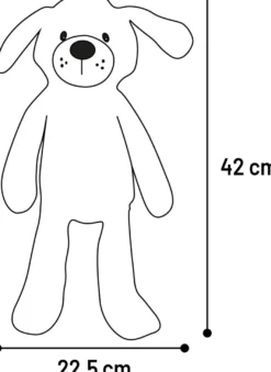 Hundeleke Roza Dog, rosa, 42 cm