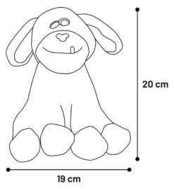 Hundeleke «Sitting Dog», 20 cm