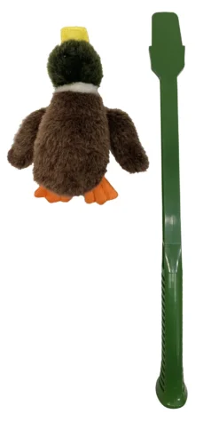 Hundeleketøy Flingerz Furry Duck med avskyter
