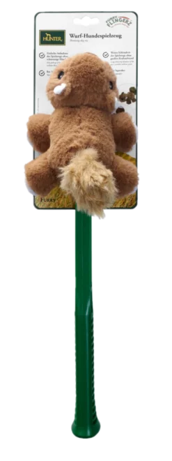 Hundeleketøy Flingerz Furry Squirrel With Launcher