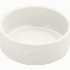Hunde- og kattefôrskål Osby Ceramic Hvit 1100ml/ø16cm