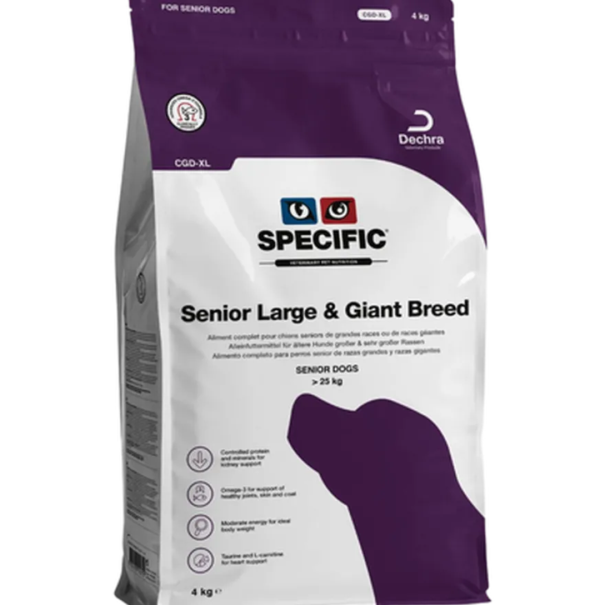 Hunder CGD-XL Senior stor og gigantisk rase 12 kg