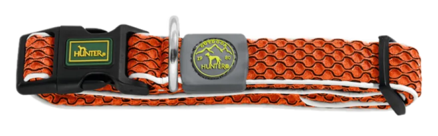 Hundhalsband Hilo Vario Basic Mesh Orange