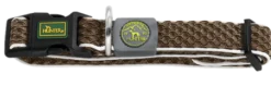 Hundhalsband Hilo Vario Basic Mesh Brun